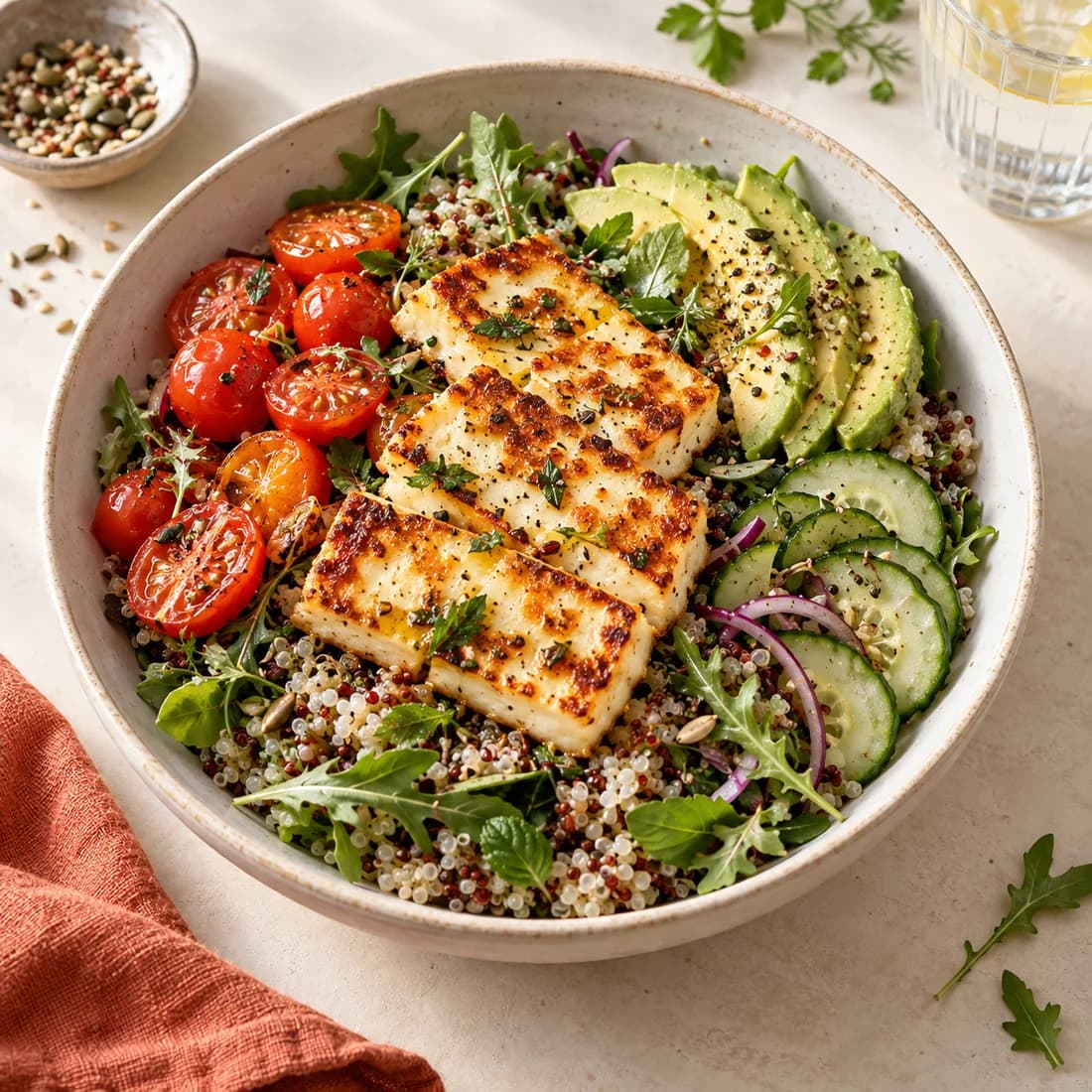 Halloumi-kulho